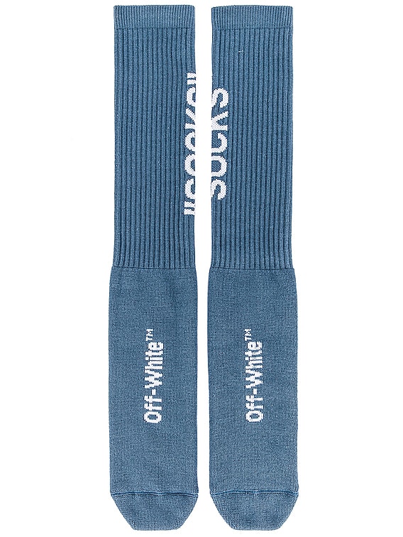 OFF-WHITE EXCLUSIVE Socks in Blue | FWRD