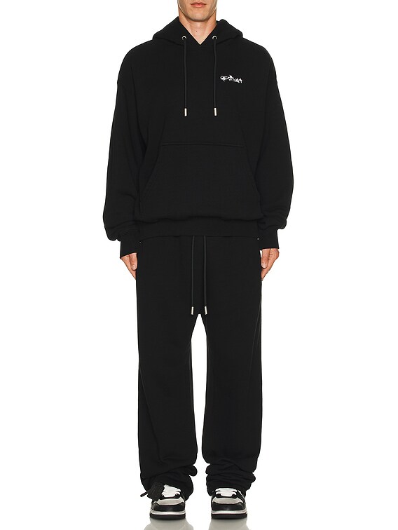 【関税込み】Off-White グレー Flower Arrow Skate フーディ Gray Flower Arrow Skate Hoodie by Off-White on Sale