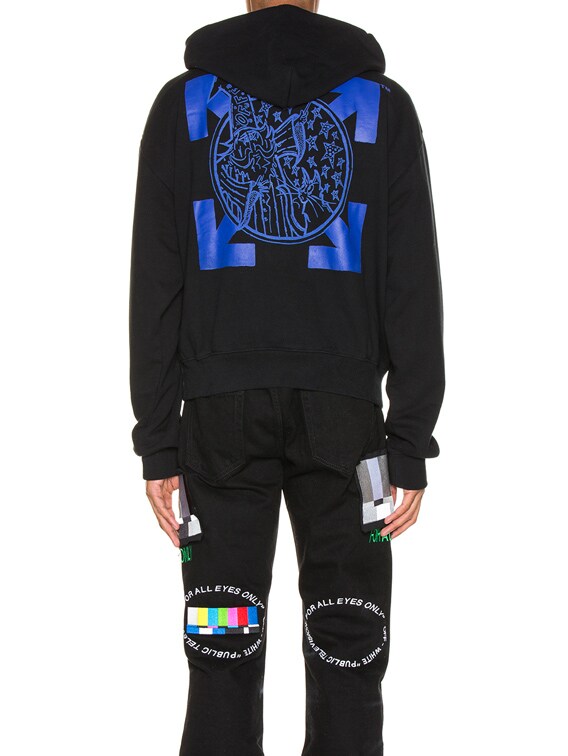 off white wizard and cat hoodie