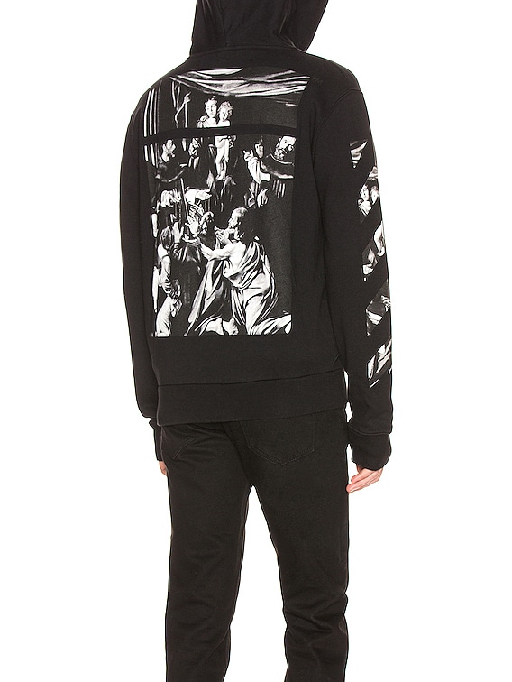 Off white caravaggio square clearance hoodie