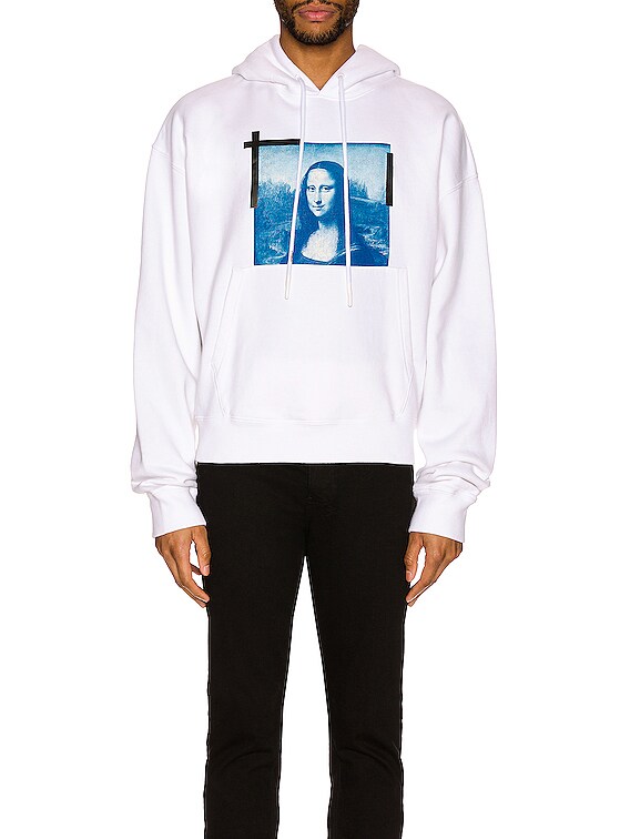 Mona Lisa Over Hoodie