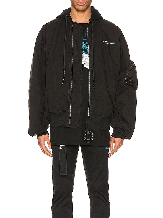 OFF-WHITE ARROW VINTAGE BOMBER JACKET · VERGLE