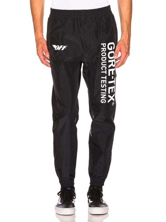 OFF WHITE GORETEX Pant in Black White FWRD