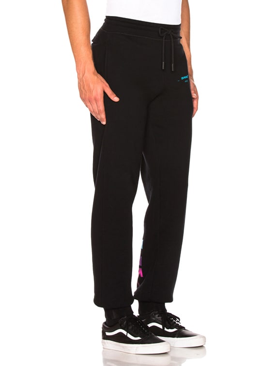 off white gradient sweatpants