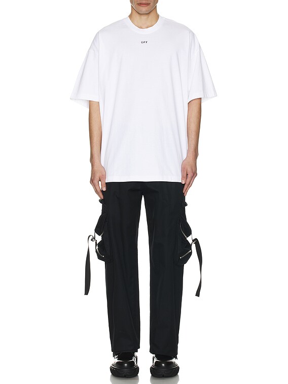 OFF-WHITE Zip Cotton Cargo Pant in Black | FWRD