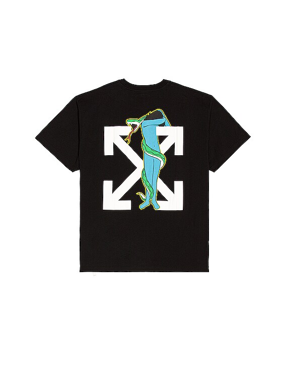 OFF-WHITE Adam is Eve Over Tee in Black | FWRD