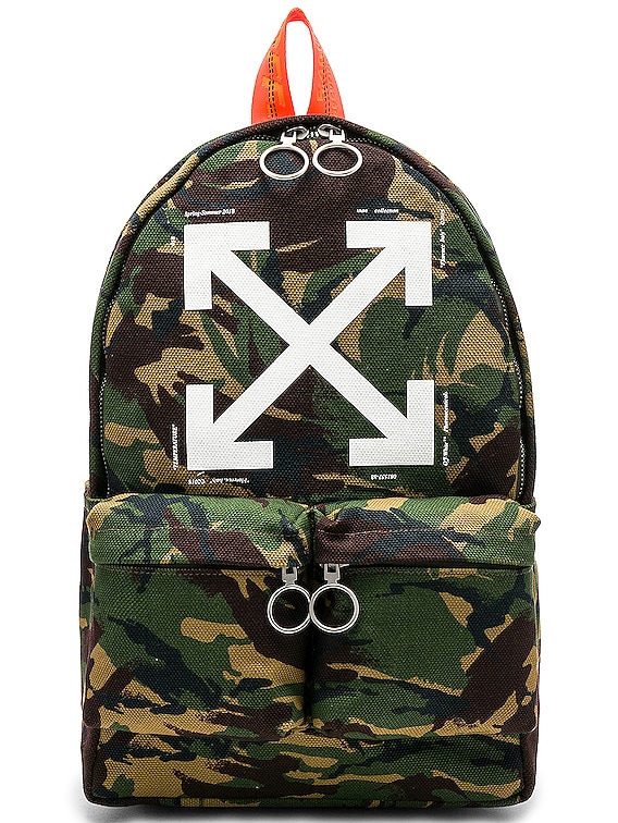 OFF WHITE Arrows Backpack in Camo FWRD