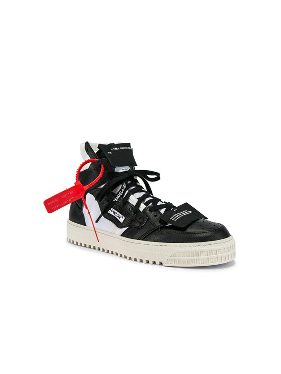 OFF-WHITE Off-Court 3.0 suede-trimmed canvas high-top sneakers
