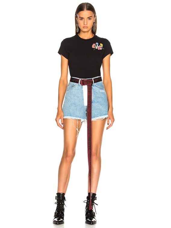 black off white belt outfit