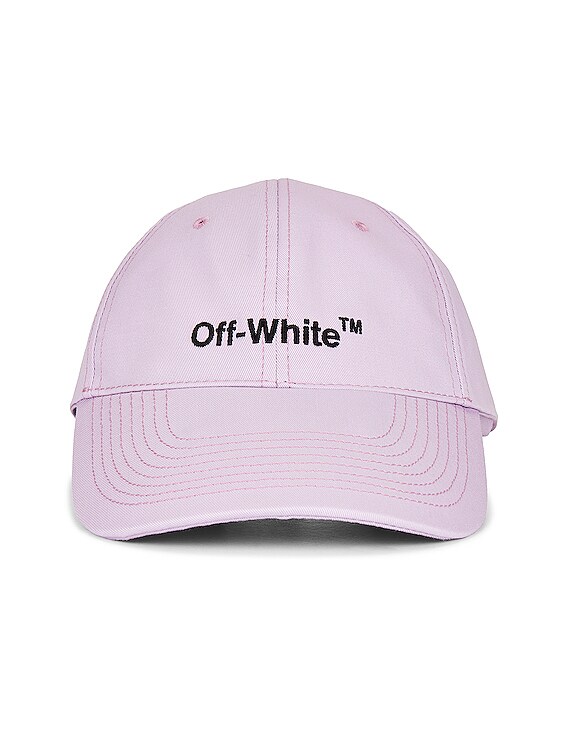 OFF-WHITE Helvetica Logo Baseball Hat in Lilac | FWRD display picture 2