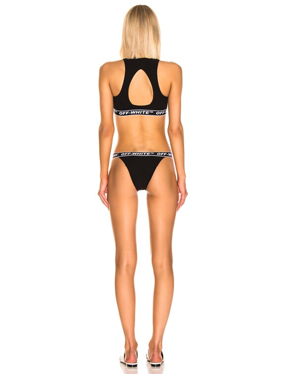【関税無・国内発】Off-White / Cut Out Bikini Set Black/White Amazon.com: Black and White Cow Print Print Bikini Set for