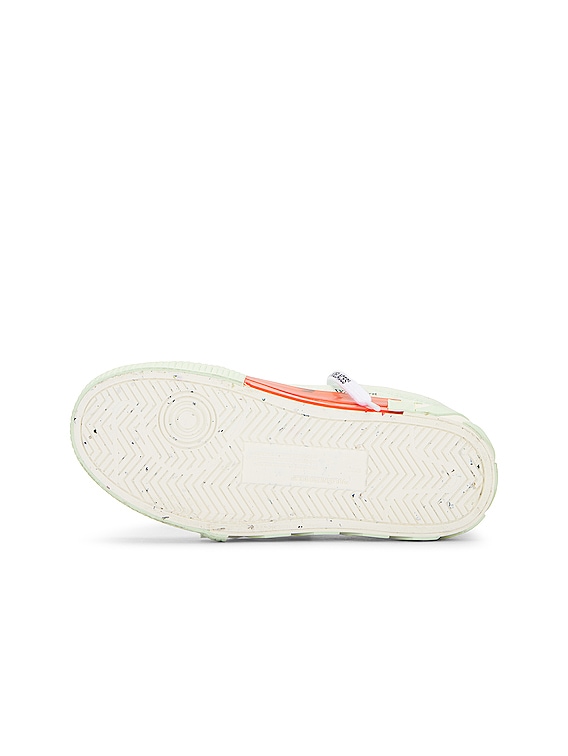 OFF-WHITE Low Vulcanized Canvas Sneaker in Mint | FWRD