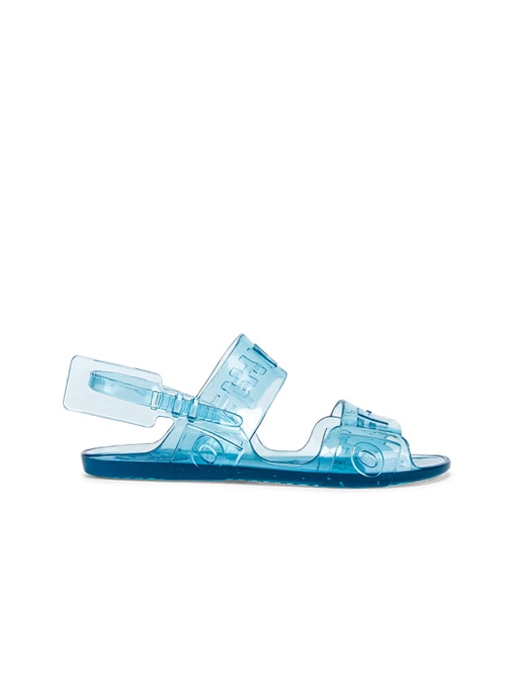 jelly sandals off white