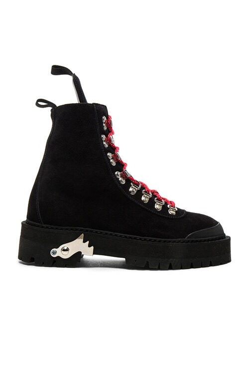 OFF-WHITE Suede Hiking Mountain Boots 