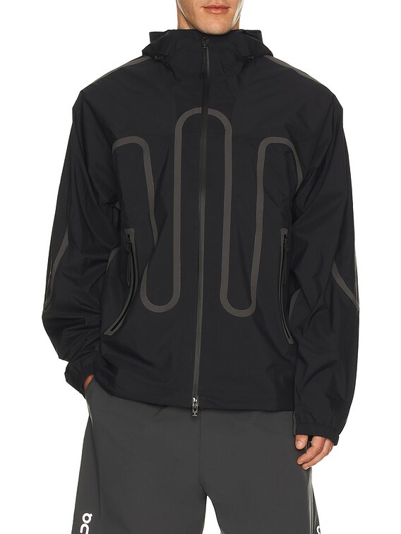 On x Ikon Waterproof Jacket in Black | FWRD