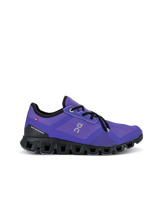 On Cloud X 3 Ad Sneaker in Blueberry & Black | FWRD