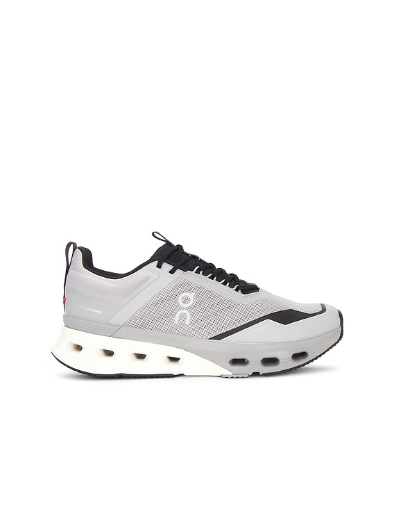On Cloudnova X Sneakers in Alloy & Black | FWRD