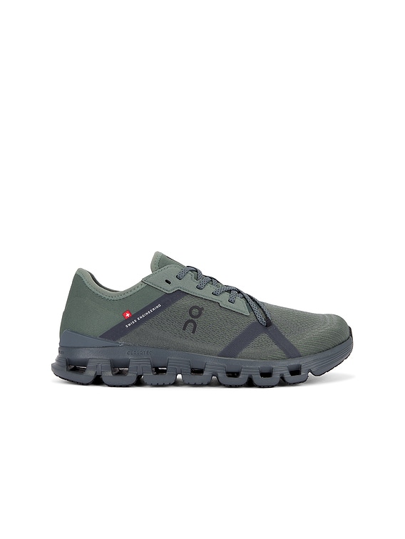 overtheclouds2020ページ On Cloud X 4 Ad Sneaker in Olive & Stone | FWRD