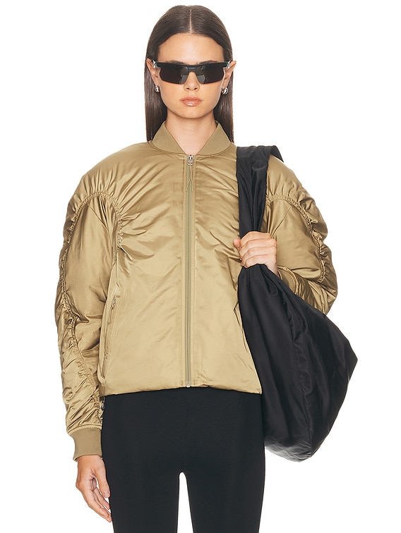 On X Zendaya Bomber Jacket in Nutmeg | FWRD