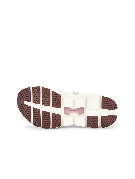 On Cloud X 4 Sneaker in Ivory & Heron | FWRD