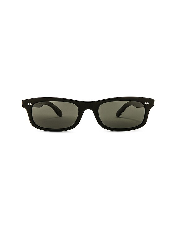 Oliver Peoples x Fai Khadra Sunglasses in Black & Midnight Express | FWRD