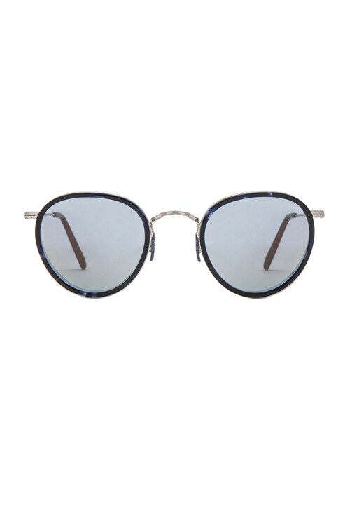 Oliver Peoples Mp 2 In Cobalt Tortoise Brushed Silver Fwrd