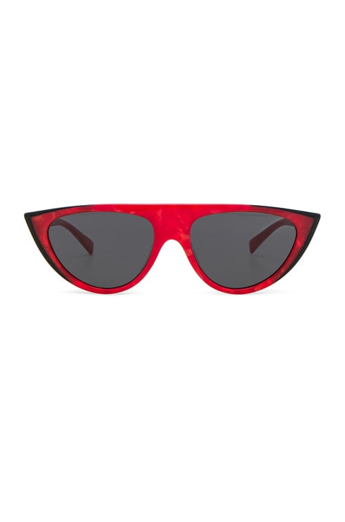 Oliver Peoples x Alain Mikli Miss J Sunglasses in Red Black FWRD