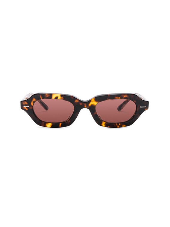 X The Row Oval Sunglasses