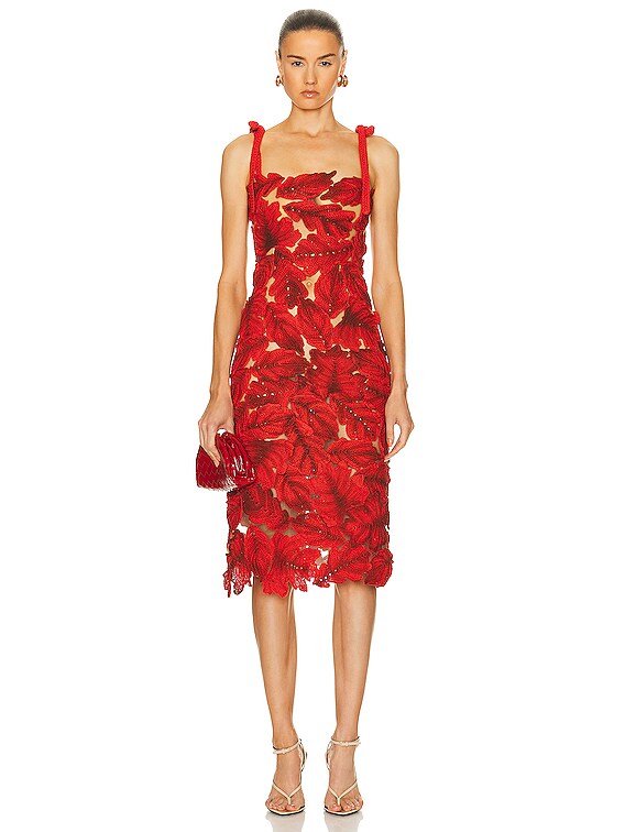 oscar de la renta crochet dress Oscar De La Renta Metallic Crochet Dress by Oscar de la Renta