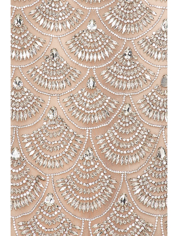Oscar de la Renta Crystal Scalloped Gown in Crystal | FWRD Oscar de la Renta Crystal Scalloped Gown in Crystal | FWRD