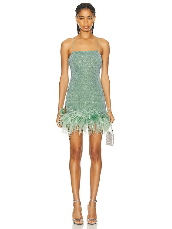 oseree lumiere mini dress Lumire minidress in blue - Oseree