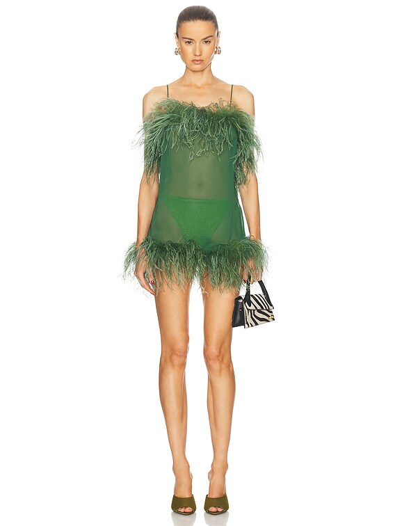 slim fit dress slacks Lumière Plumage Mini Dress main image 1