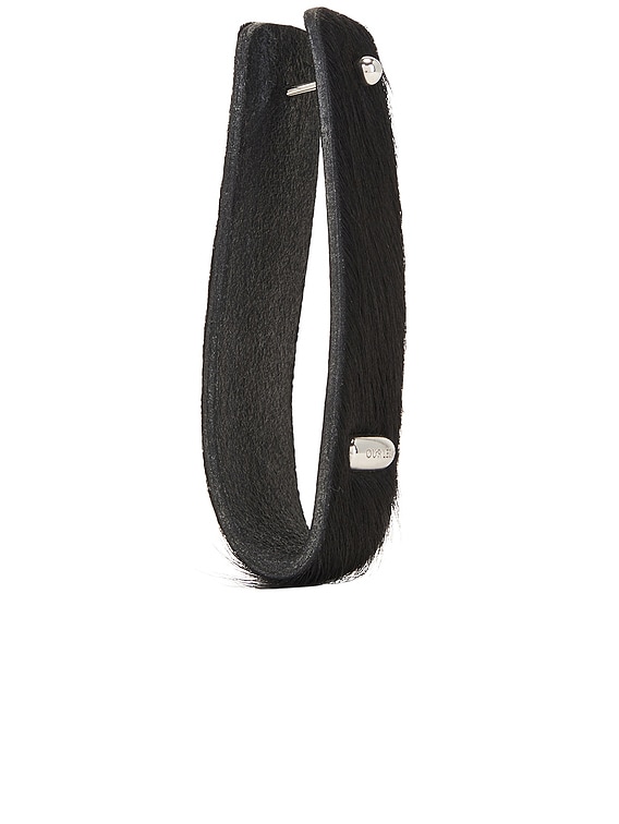 Our Legacy Pierced Key Holder in Black Hair On Hide | FWRD
