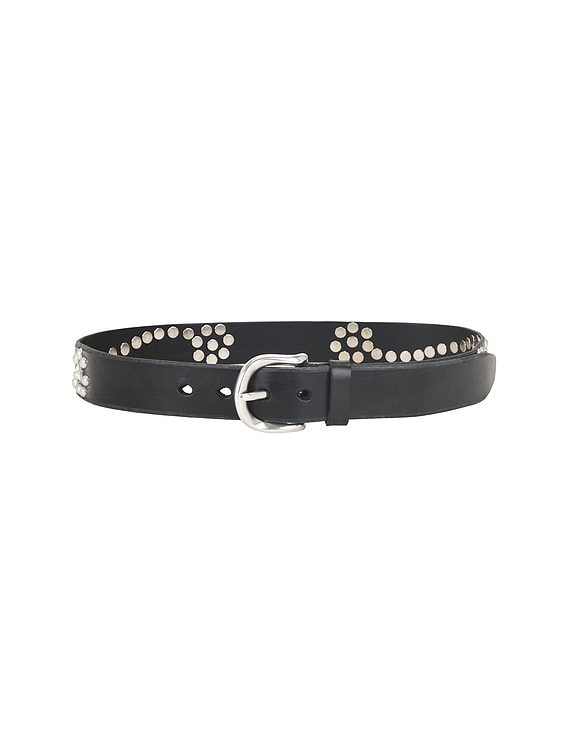 Our Legacy Star Fall Belt in Black Bridle | FWRD