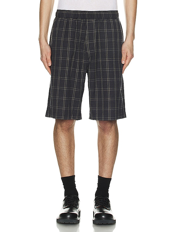 Our Legacy Drape Shorts in Dinner Date Check | FWRD