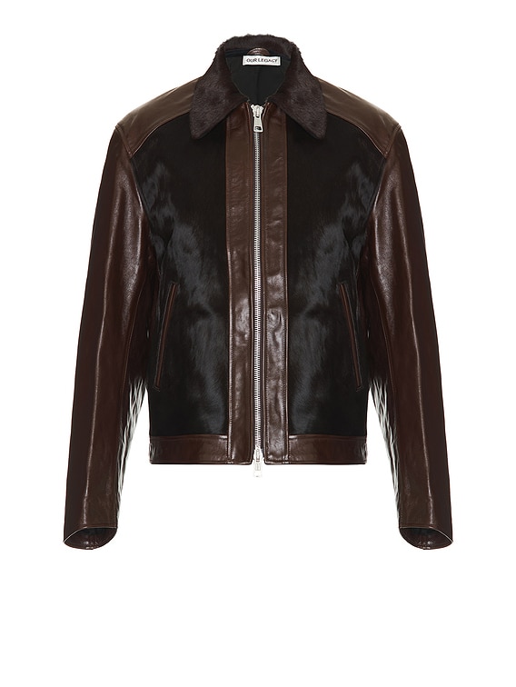 OUR LEGACY｜LEATHER JACKETS (ANDALOU JACKET TUSCAN BROWN Our Legacy Andalou Jacket in Tuscan Brown Hair On Hide | FWRD