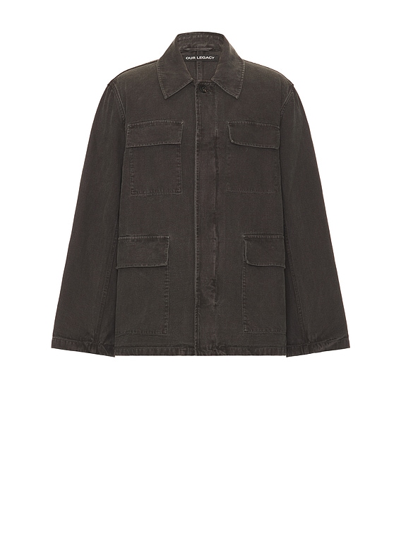 ジャケット・アウター our legacy uniform jacket 44 Uniform Jacket in Ash Black