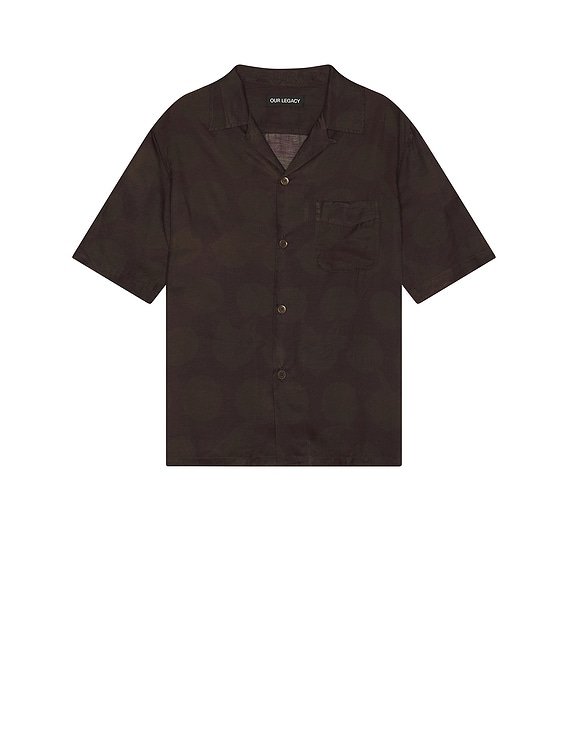 トップス our legacy heusen shirts 48 Our Legacy Heusen Shirt Shortsleeve in Dotted Print Cotton