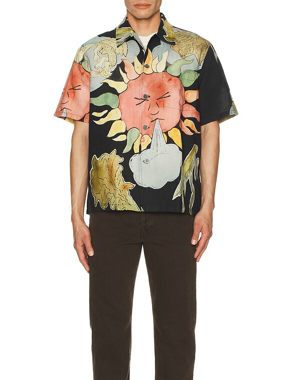 Our Legacy Box Shirt Short Sleeve in Solar Power Print | FWRD