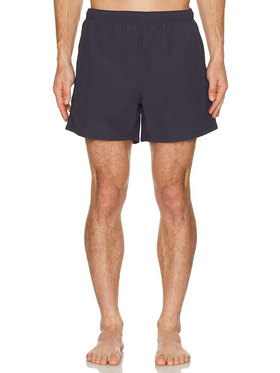 Our Legacy Drape Tech Trunks in Deep Sea Beach Nylon | FWRD