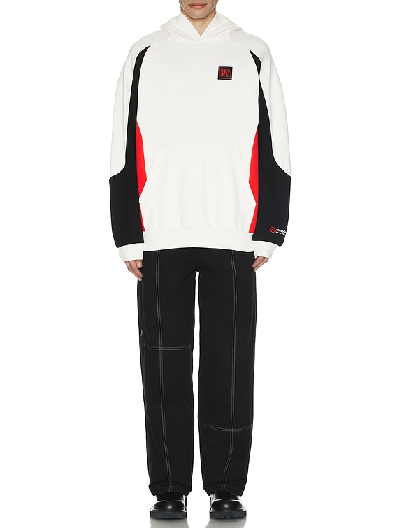 パーカー・フーディ Palm Angels Relaxed Fit Off-White Sweatshirt ホワイト（白）系 Palm Angels(パームエンジェルス) パーカー