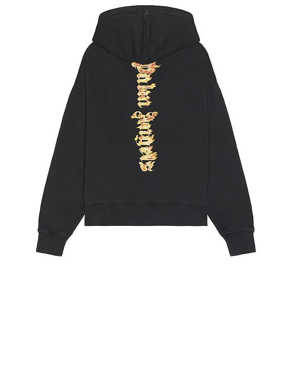パーカー・フーディ Palm Angels Burning Monogram Print Sweatshirt Palm Angels Burning monogram-print Sweatshirt | Black | FARFETCH