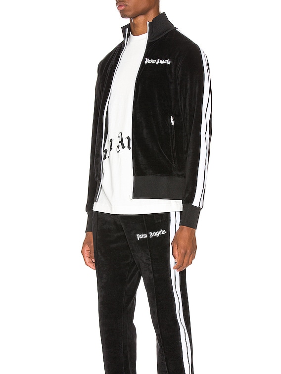 palm angels black track jacket