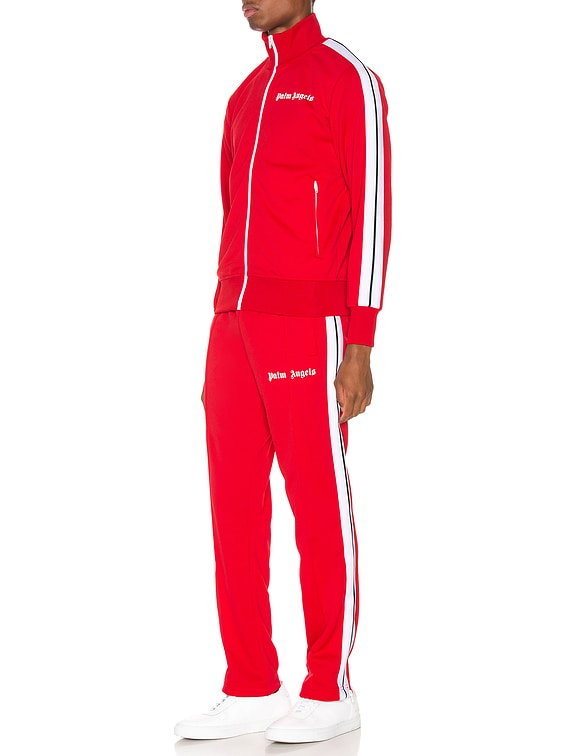 Palm Angels Classic Track Pants in Red & White | FWRD
