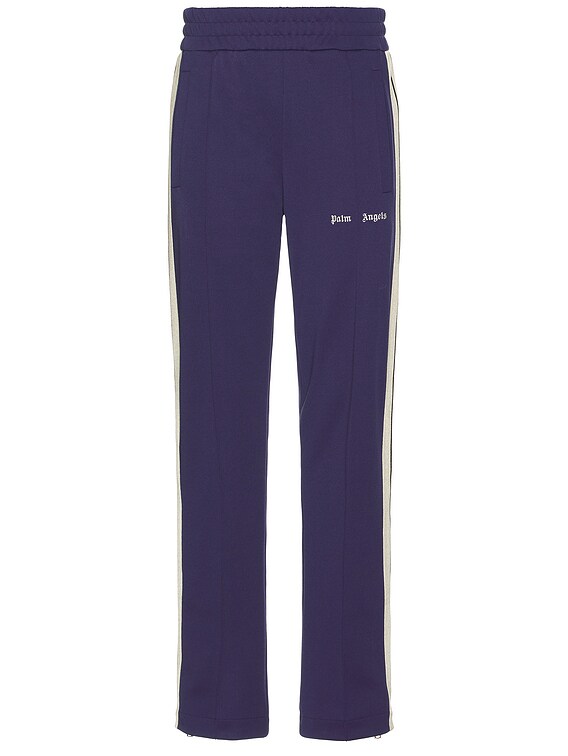 Palm Angels Classic Logo Track Pants in Navy | FWRD Palm Angels Classic Logo Track Pants in Navy | FWRD