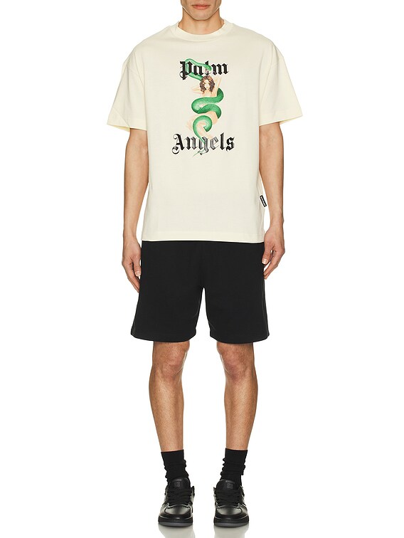 Palm Angels Ivy Pin Up Tee in Ivory | FWRD