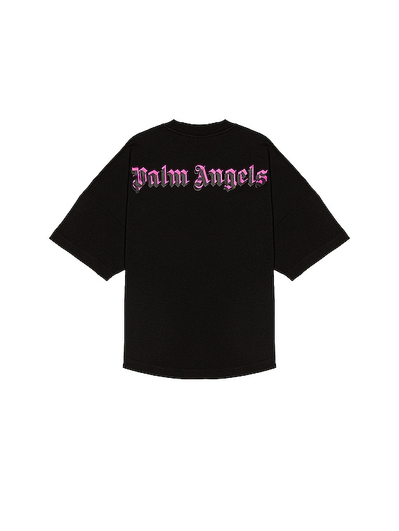 Palm Angels Doubled Logo Crewneck T-Shirt Black