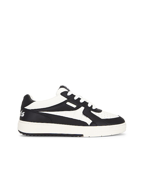 Palm Angels Palm University Sneaker in White & Black | FWRD