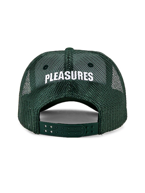 Pleasures x Playboy Bunny Trucker Hat in Green | FWRD