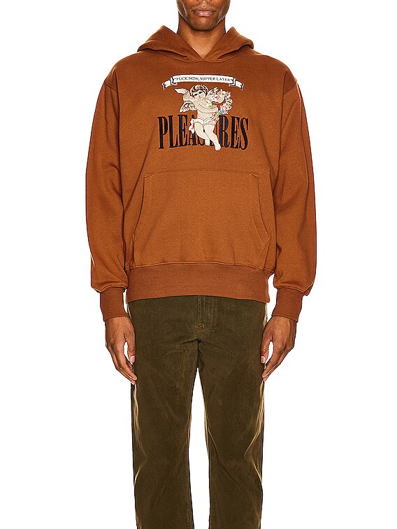 Pleasures Suffering Hoodie in Rust | FWRD